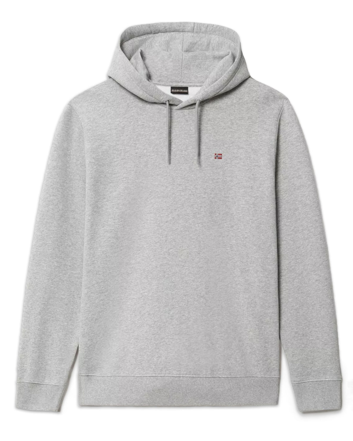 Man Hoodie Napapijri Balis Medium Grey Melange