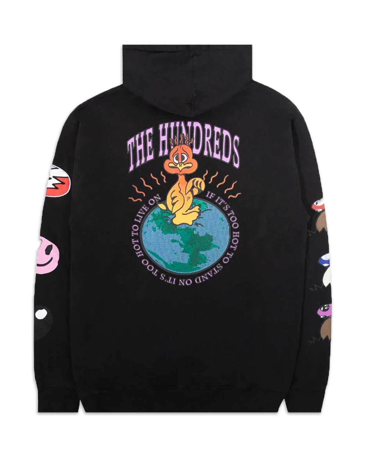 Man Hoodie The Hundreds Climate Pullover Black