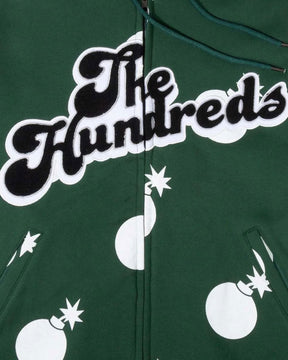 Felpa Uomo The Hundreds Endless Ziphood Verde
