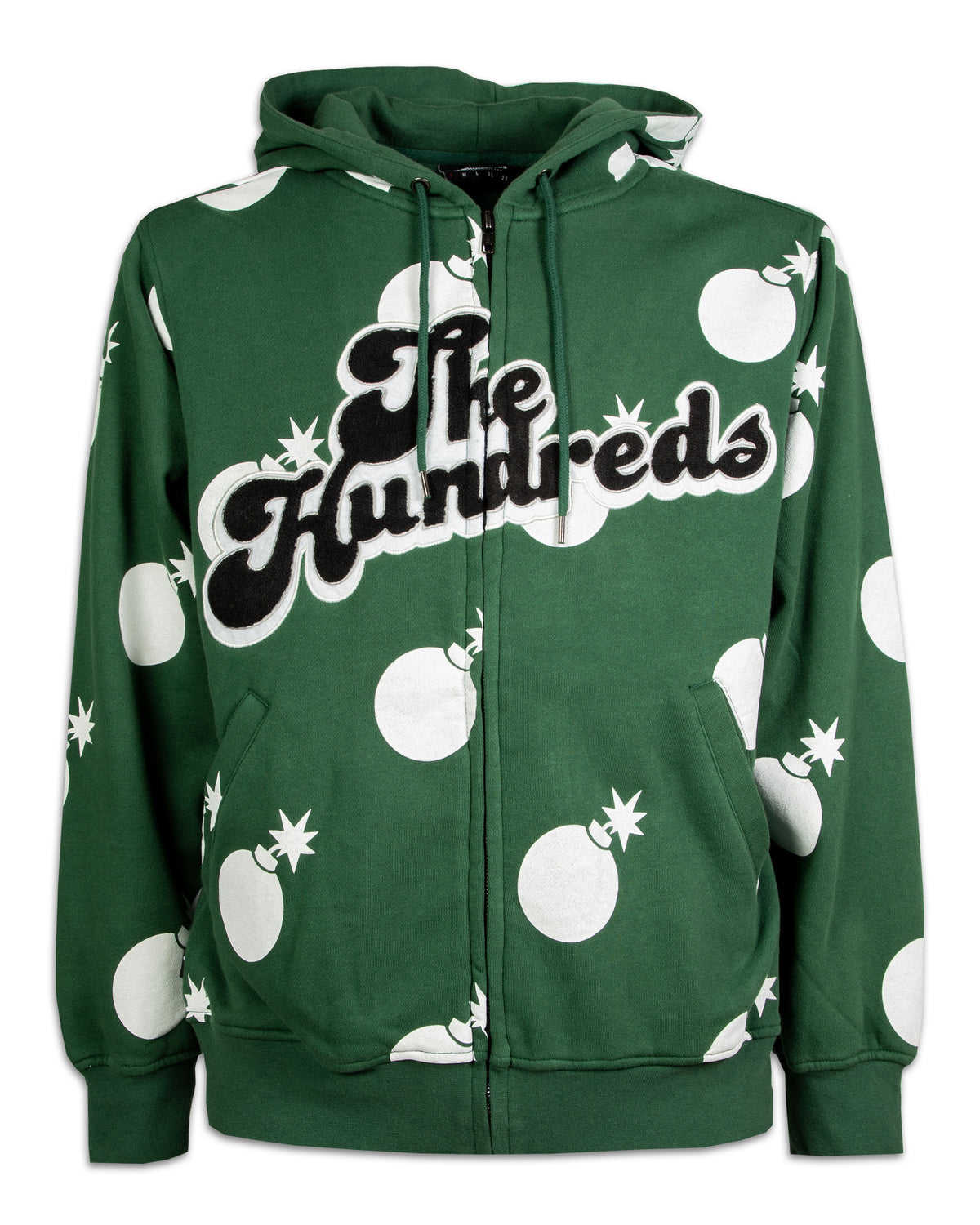 Felpa Uomo The Hundreds Endless Ziphood Verde