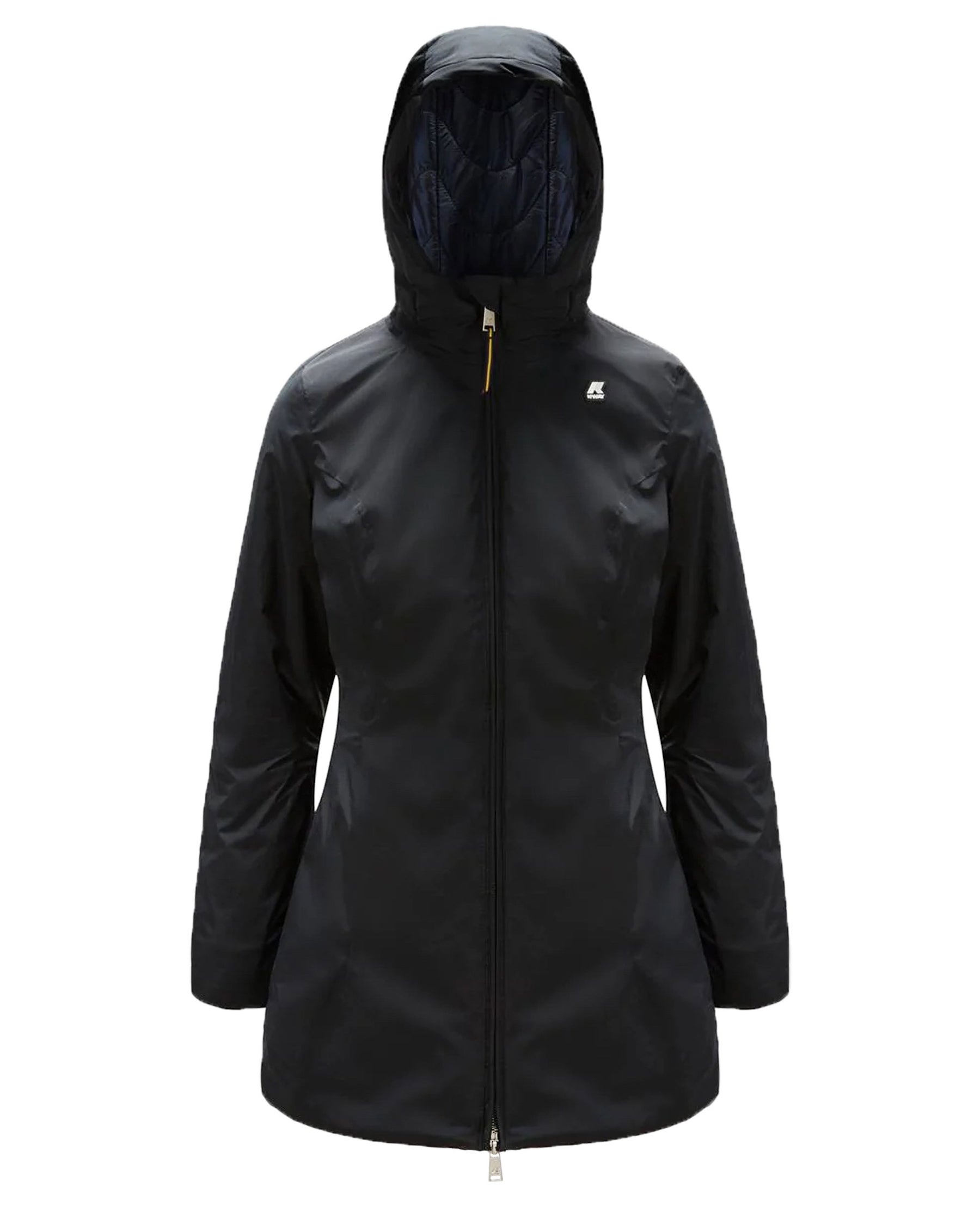 Woman Jacket K-Way Denise Warm Cotton Handfeel Black