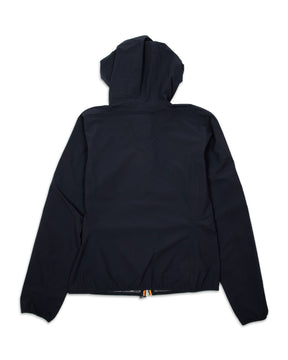 Giacca Donna Sfoderata K-Way Lil Stretch Dot Blu