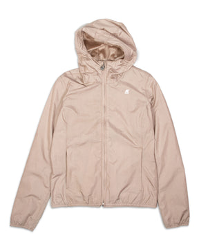 Giacca Sfoderata Donna K-Way Lily Shiny Crinkle Sabbia