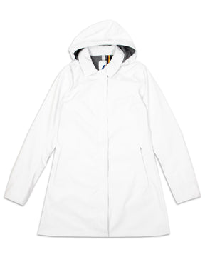 Woman Jacket K-Way Mathy Bonded Jersey White