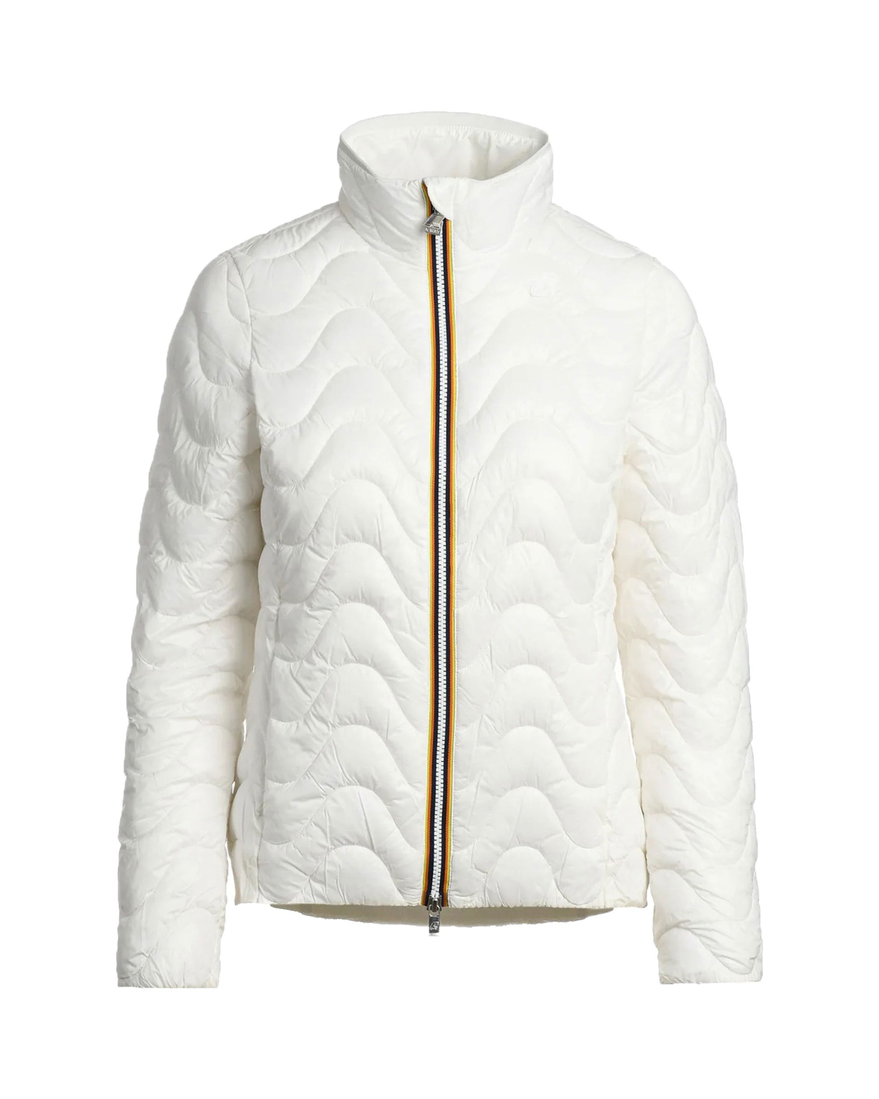 Woman Jacket K Way Violette Eco Warm White