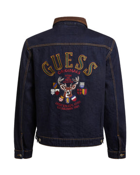 Man Deer Denim Jacket Guess Originals
