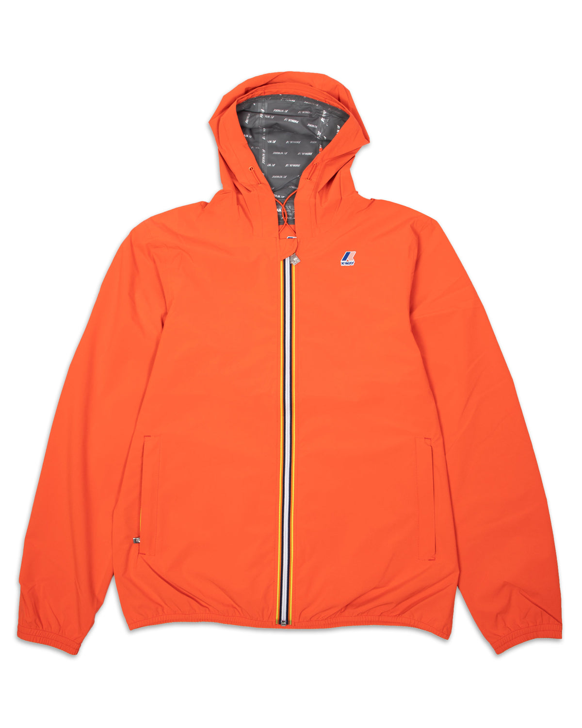 Man Jacket K-Way Jack Stretch Dot Orange