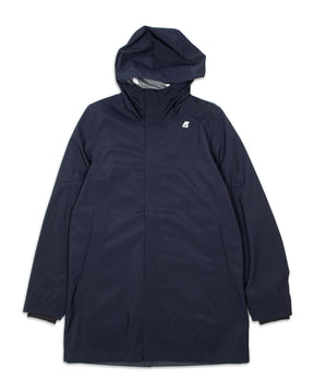 Giacca Uomo K-Way Tommy Bonded Jersey Blu