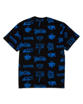 Iuter Horn Allover Tee 21WITS03-NERO