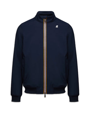 Giacca Uomo K-Way Arsene Bonded Jersey Blu