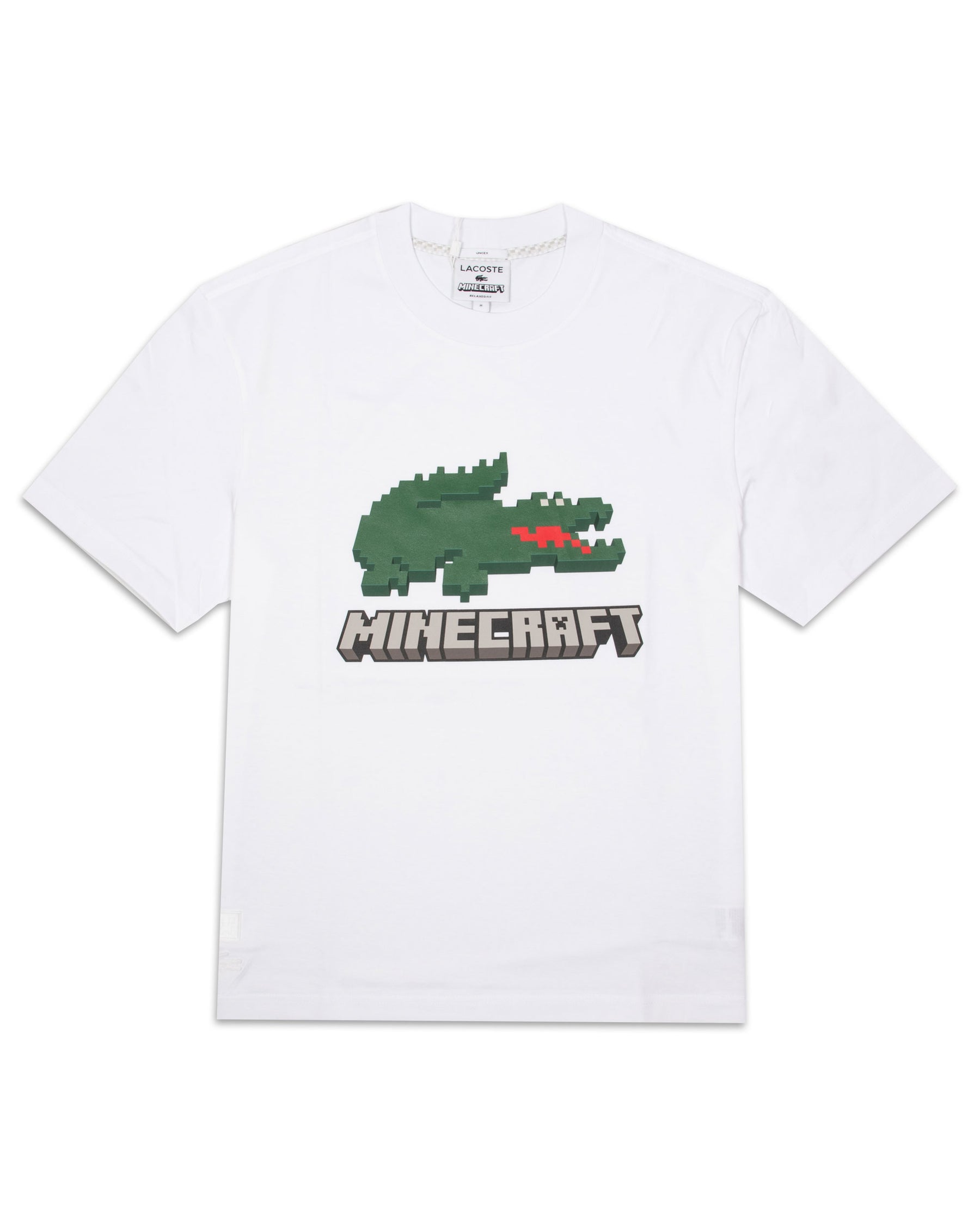 Lacoste x Minecraft T-Shirt Bianco TH5038-001