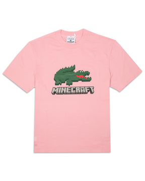 Lacoste x Minecraft T-Shirt Rosa TH5038-7SY