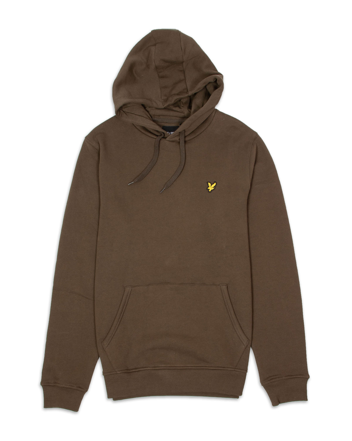 Lyle And Scott Brushback Hoodie Olive Green ML1139V-W485