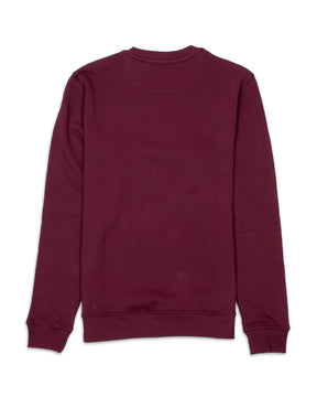 Lyle And Scott Crewneck Brushed Bordeaux ML1131V-Z562