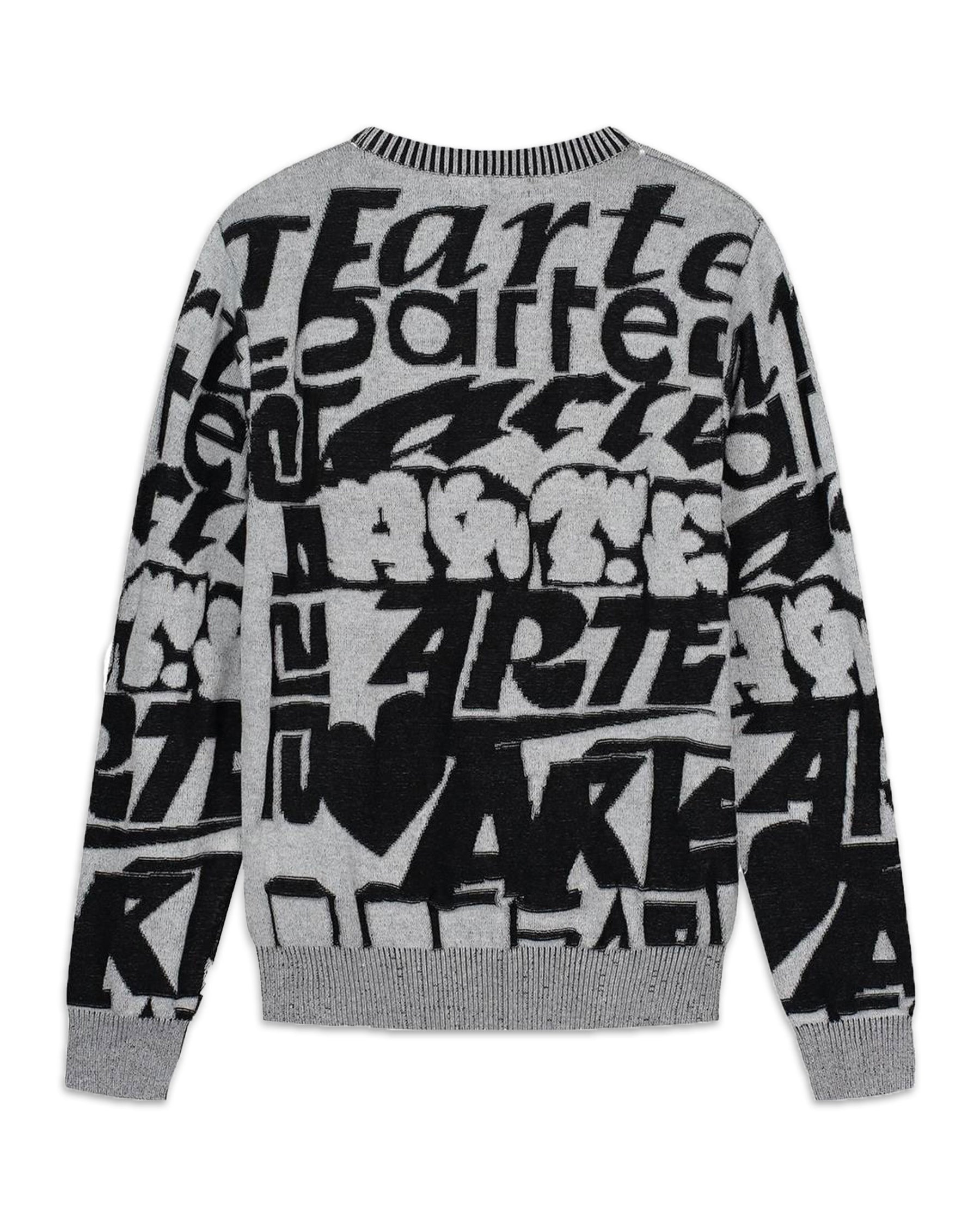 Sweater Arte Antwerp Kobe Allover Tag Black