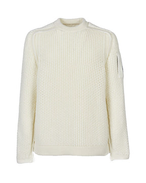 Maglione CP Comany Knitwear Lambswool Bianco
