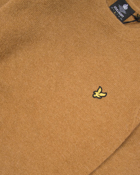 Crewneck Sweater Lyle And Scott Gold