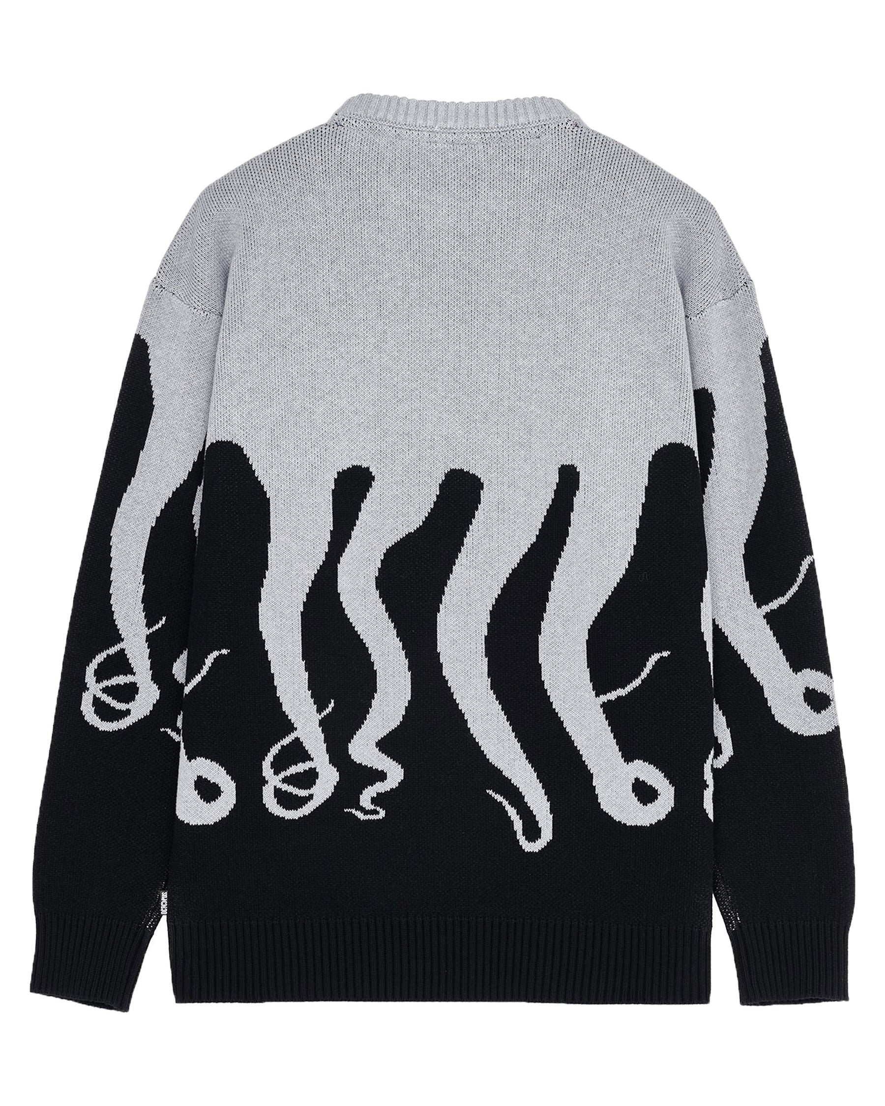 Man Sweater Octopus Original Jumper Grey