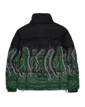 Octopus Bandana Down Jacket 21WOJN13-Black