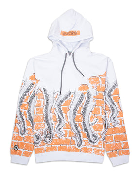 Bricks Hoodie Felpa Uomo 22SOSH21-White
