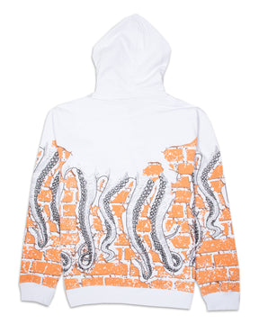 Bricks Hoodie Felpa Uomo 22SOSH21-White