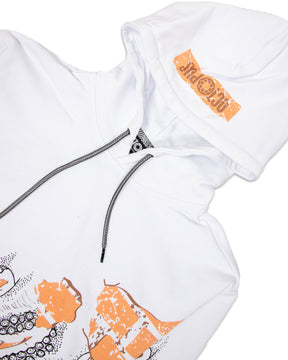 Bricks Hoodie Felpa Uomo 22SOSH21-White