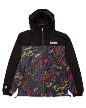 Octopus Deco Hood Jacket 22SOJH09-Black