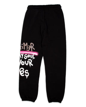 Pantalone Disclaimer Brillantini Nero 21IDS50938