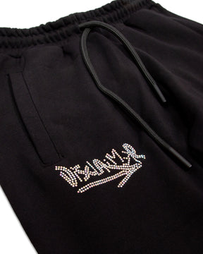 Pantalone Disclaimer Brillantini Nero 21IDS50938