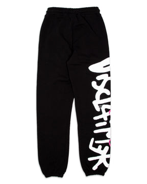 Pantalone Disclaimer Farfalle Nero 21IDS50867