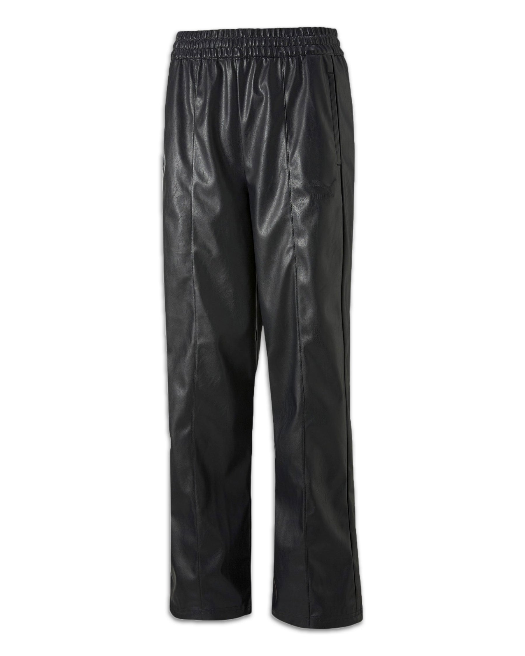 Pantalone Donna Puma T7 Faux Leather Nero