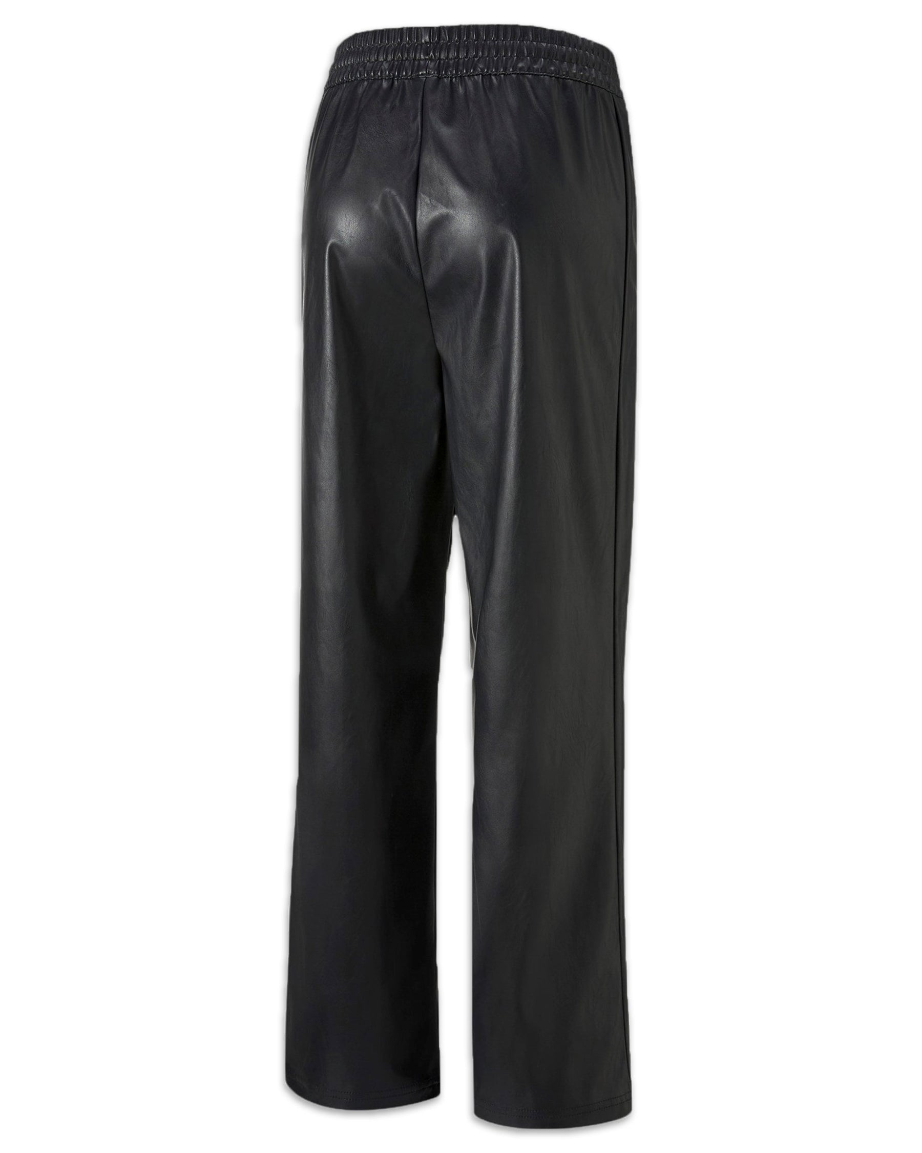 Woman Pant Puma T7 Faux Leather Black
