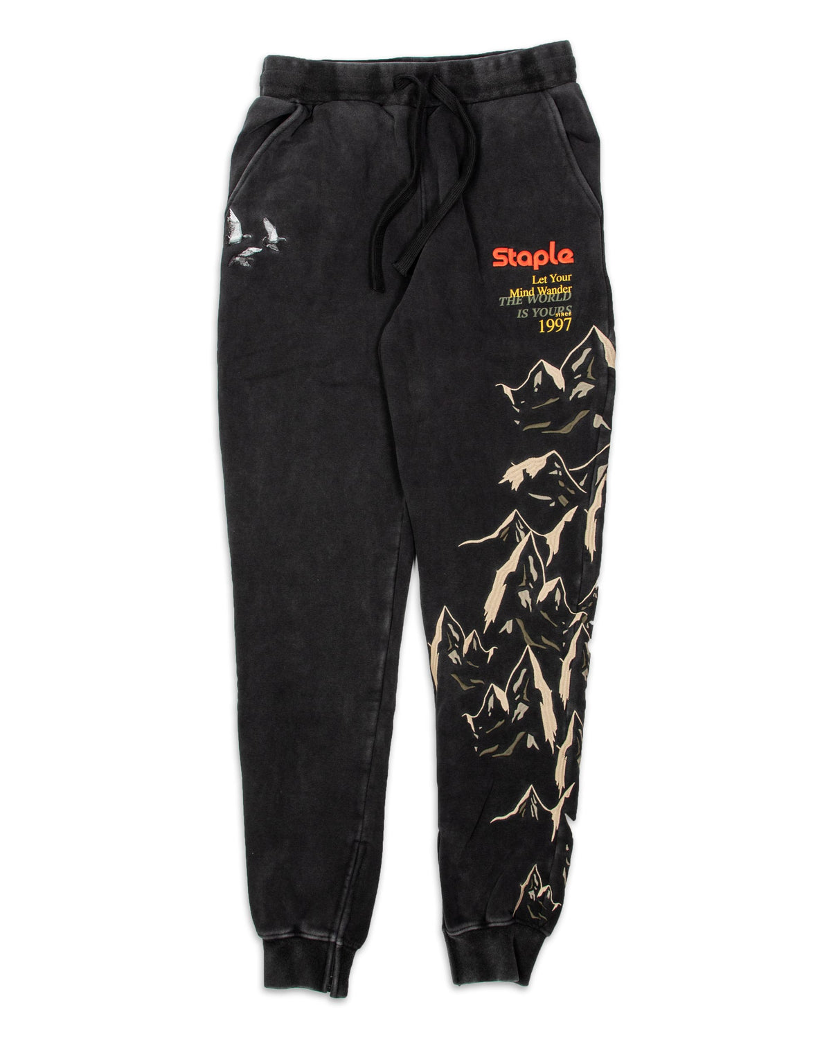 Pantalone Staple Vernon Embroidered 2111B6697-Black
