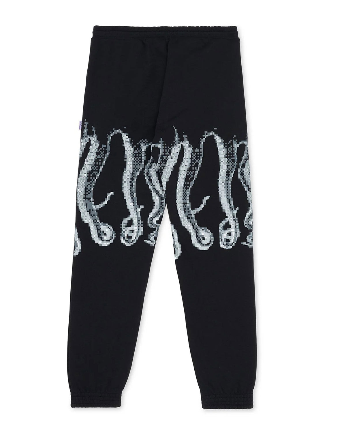 Octopus Censored Outline Man Sweatpant Black