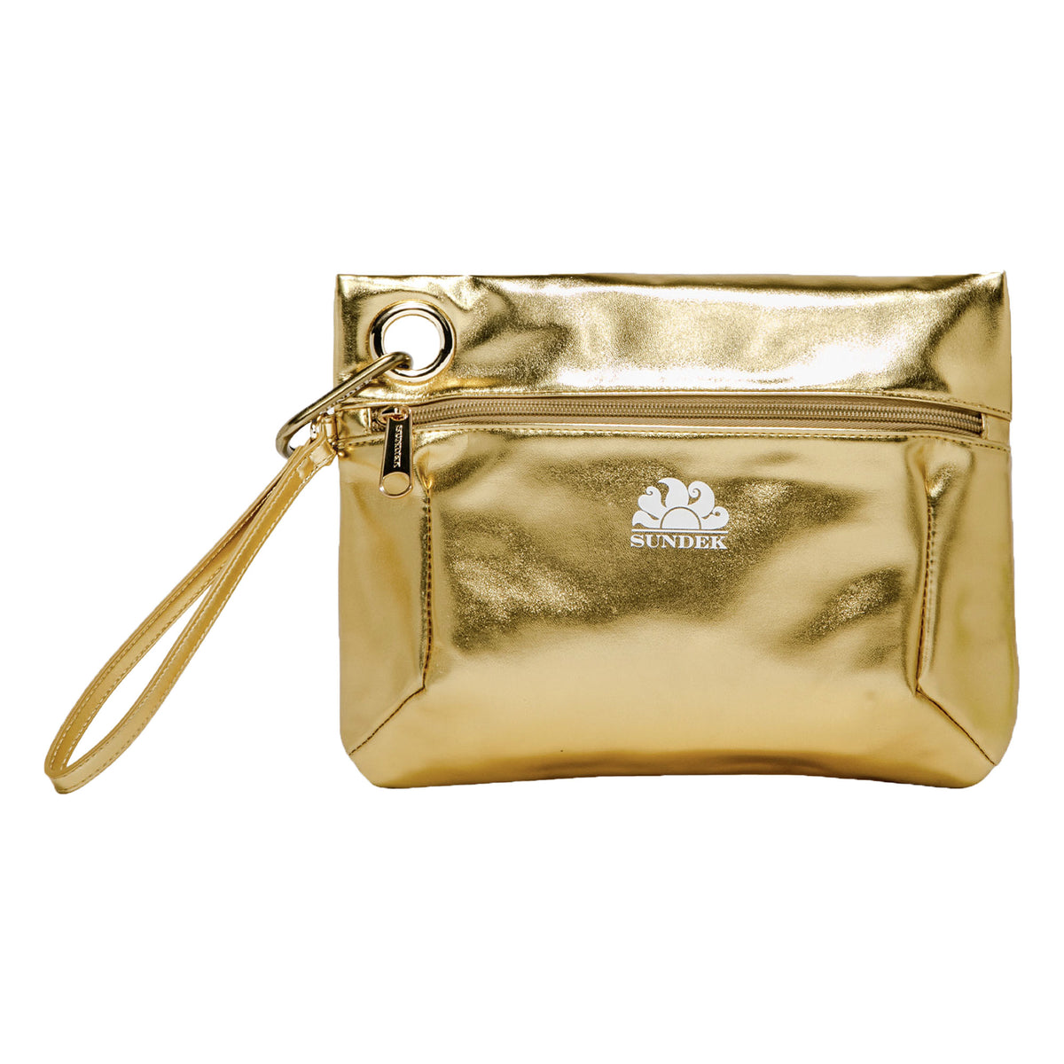 Pochette Donna Sundek AW416ABPU7LA - In Gomma, Colore Oro - Foto 2