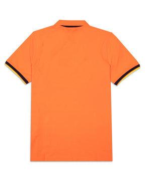 Polo K-Way Vincent Contrast Stretch Arancione