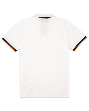 Polo K-Way Vincent Contrast Stretch Bianco