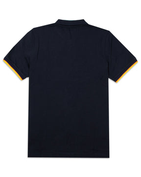 Polo K-Way Vincent Contrast Stretch Blu