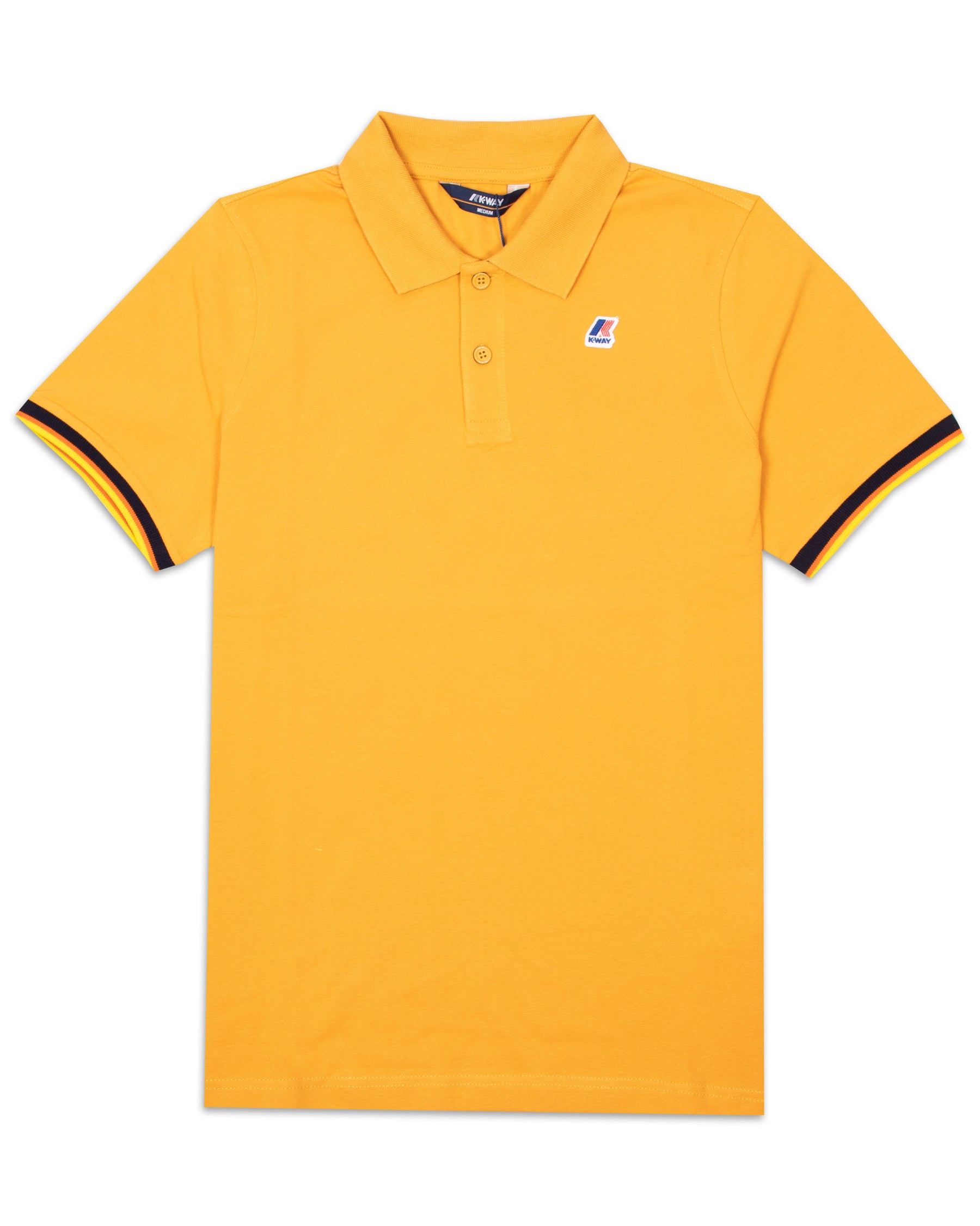 Polo K-Way Vincent Contrast Stretch Giallo