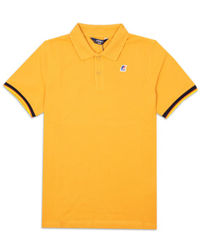 Polo K-Way Vincent Contrast Stretch Giallo