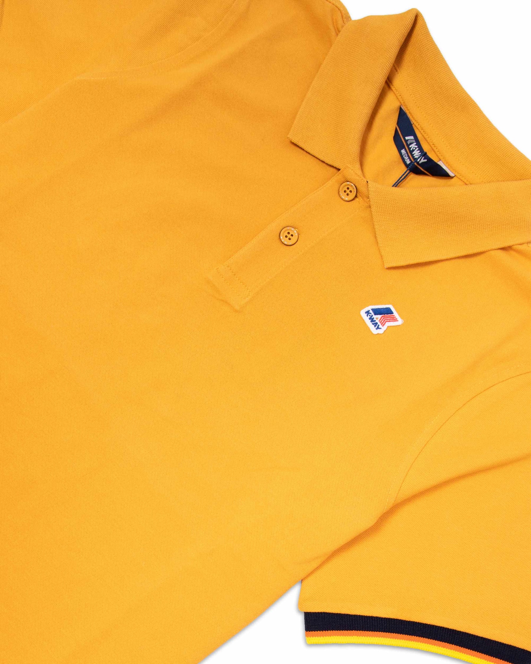 Polo K-Way Vincent Contrast Stretch Giallo