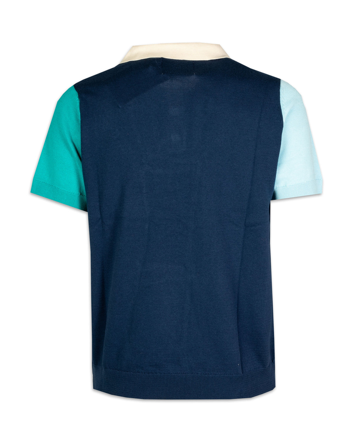 Man Polo Shirt Arte Antwerp Koren Contrast Blue