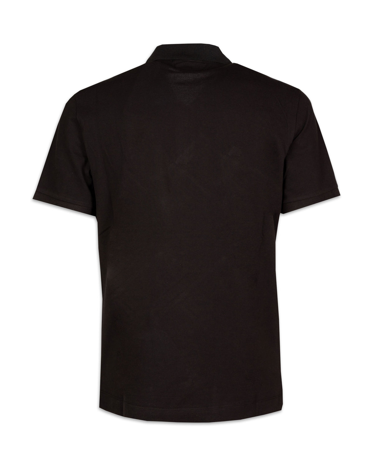 CP Company Stretch Piquet Slim Zipped Polo Shirt Black