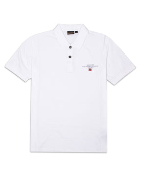 Polo Uomo Napapijri Elbas Jersey Bianco