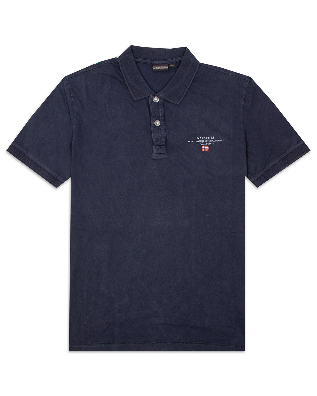 Man Polo Shirt Napapijri Elbas Jersey Blue