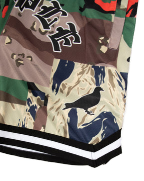 Short Uomo Staple Triboro Logo Basketball Camo