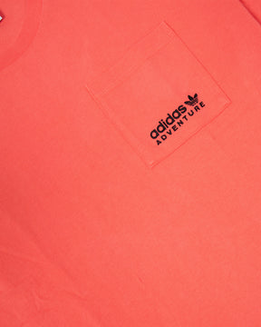 Man Tee Adidas Pocket Coral