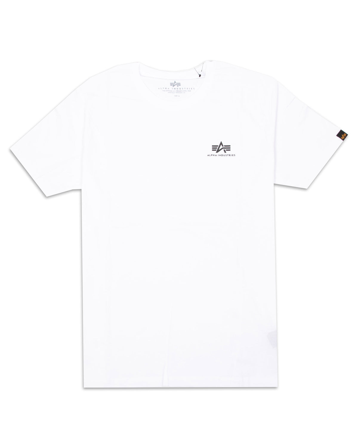 T-Shirt Alpha Industries Basic Small Logo Bianco