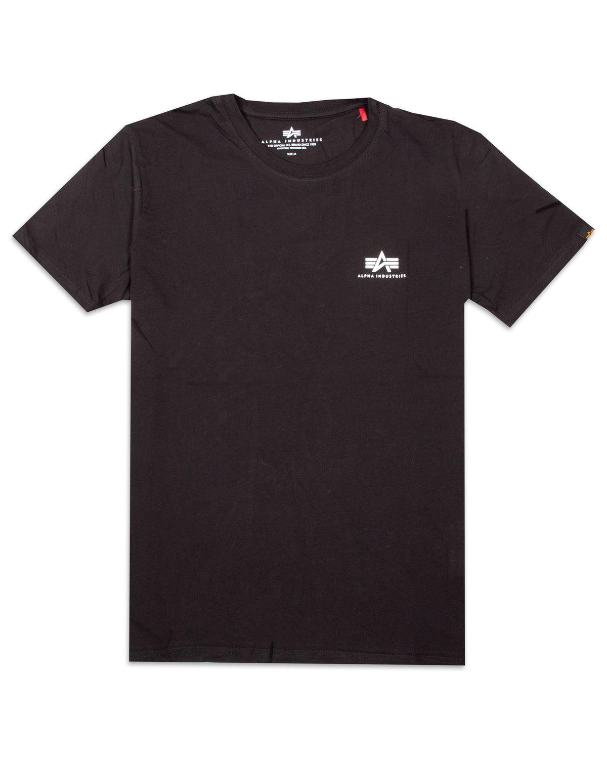 T-Shirt Alpha Industries Basic Small Logo Nero