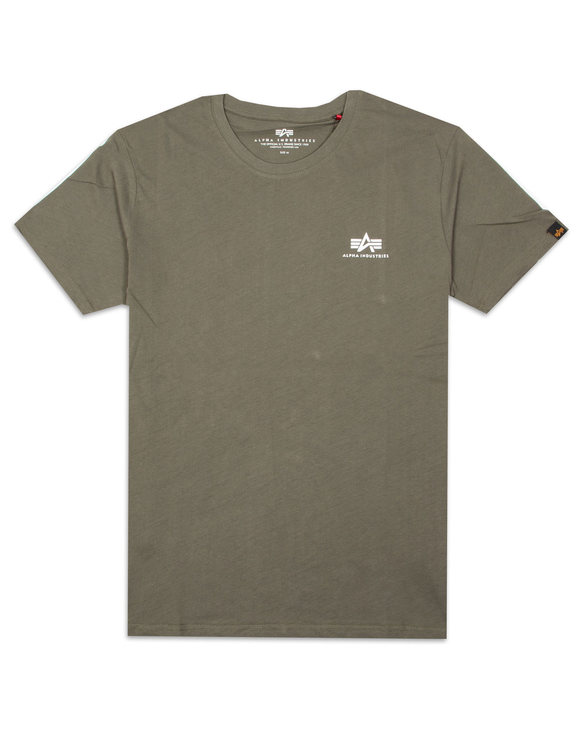 T-Shirt Alpha Industries Basic Small Logo Green